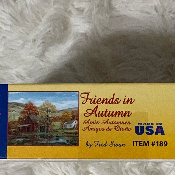 🧩Used 1000 pc White Mountain “Friends in Autumn” puzzle 🧩 - Picture 3 of 4